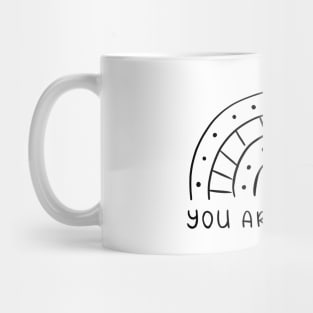 You Are Worthy | Line Art Design Mug